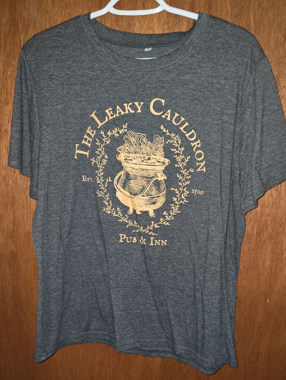The Leaky Cauldron Graphic Tee - Charcoal Gray